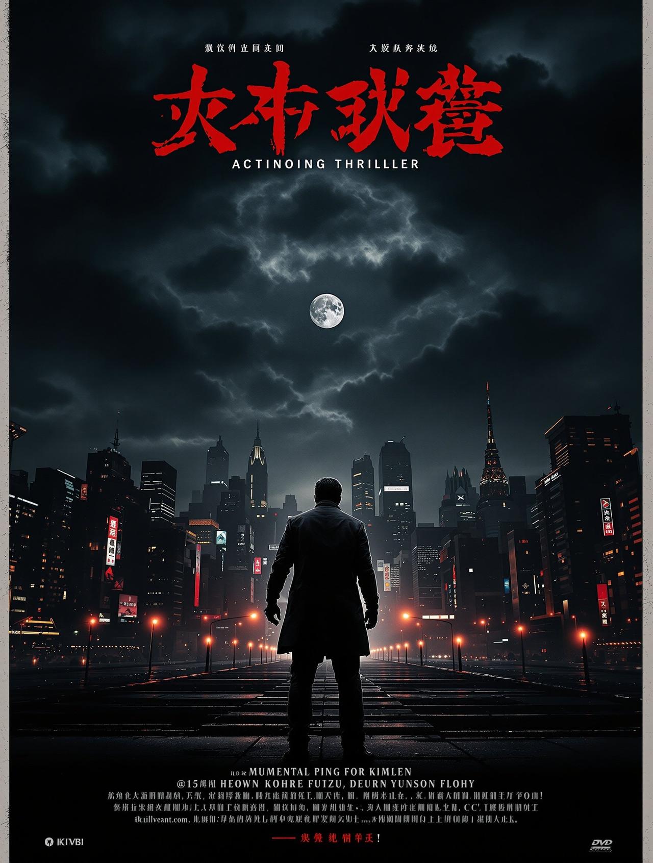 日韩私人影院出品悬疑刑侦作品《暗夜追凶》高清海报